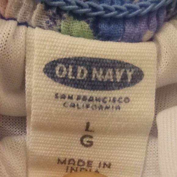 EUC Blue Floral Skirt - Picture 5 of 5